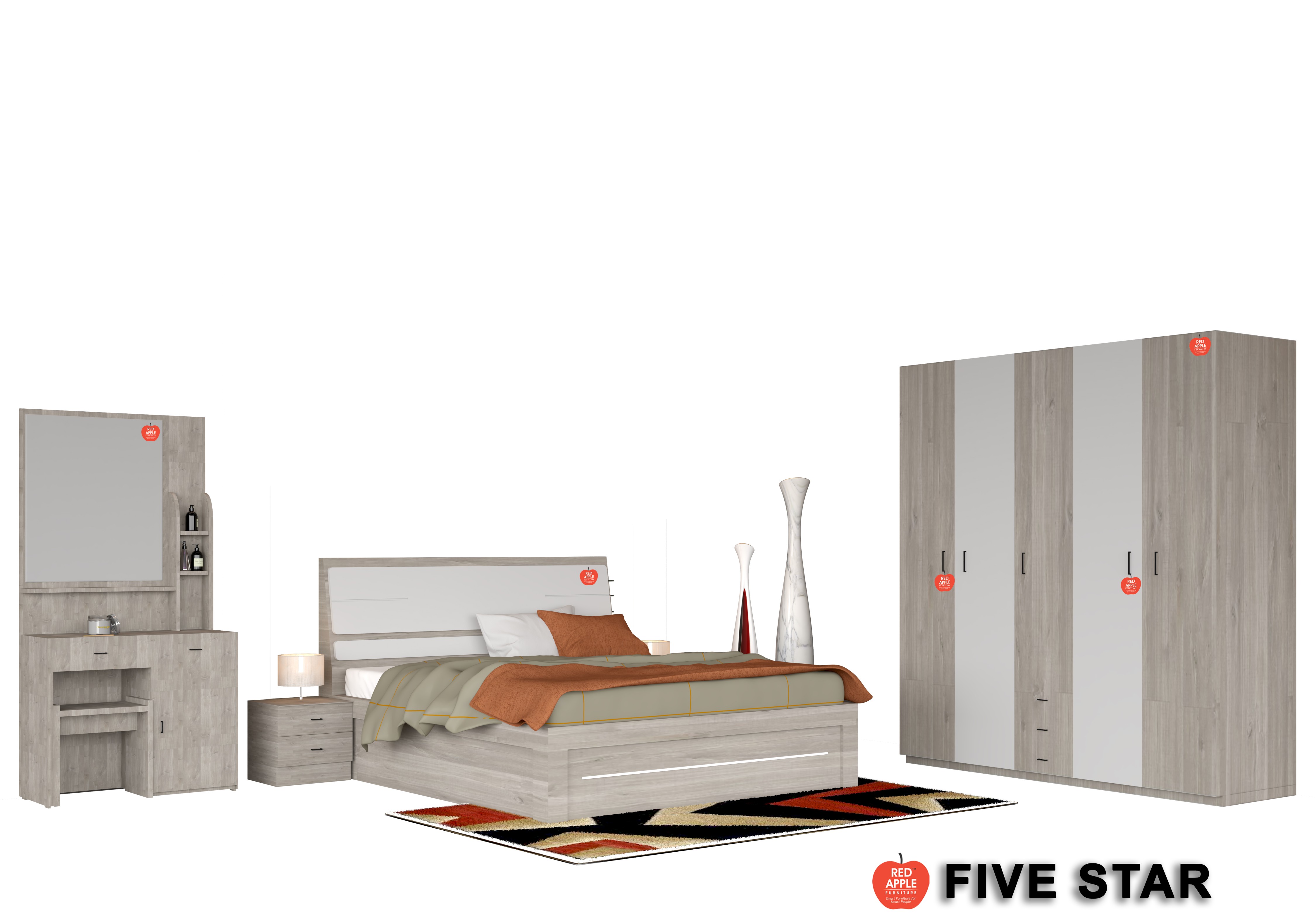 Bedroom Set FIVE STAR RA111 - by Red Apple Furniture.